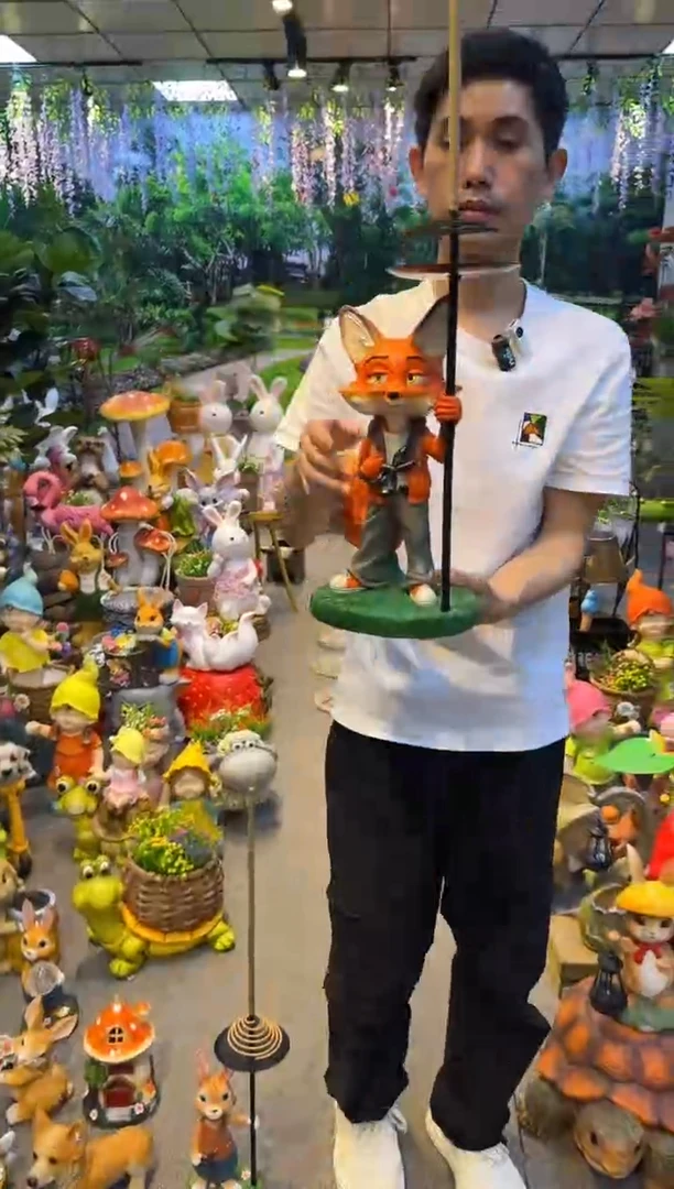 无花朵花园庭院摆件&00&