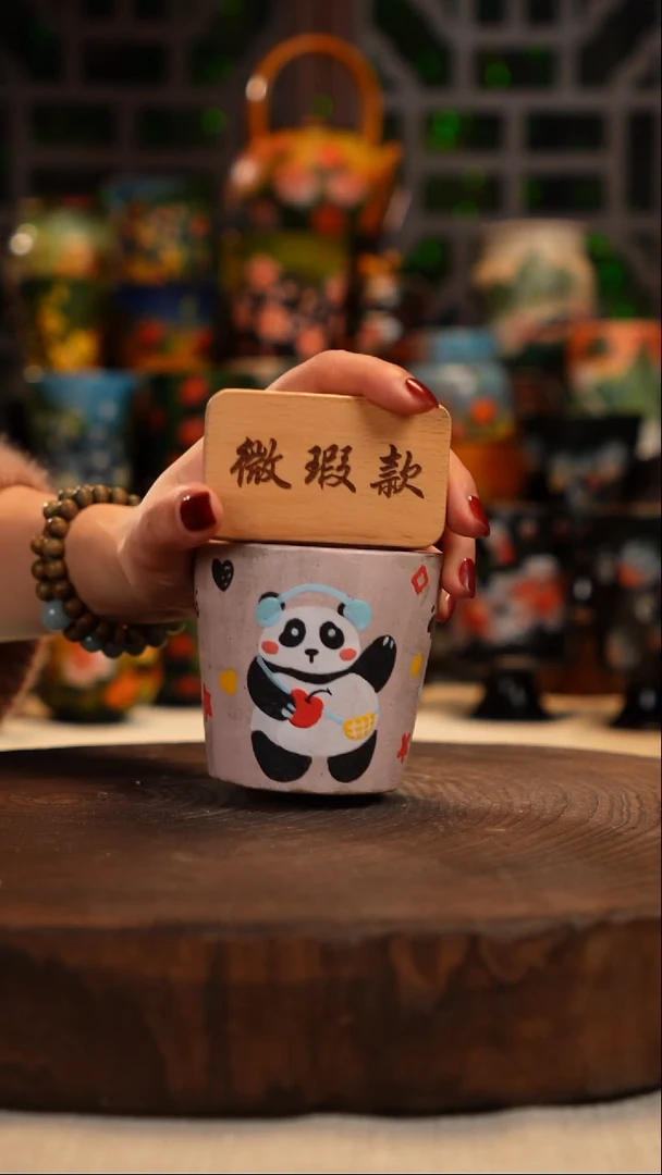 油画   手绘  釉下彩 微瑕