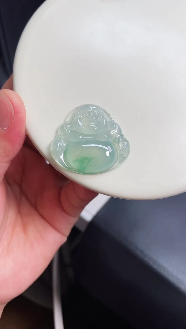 颈饰未镶嵌翡翠佛公