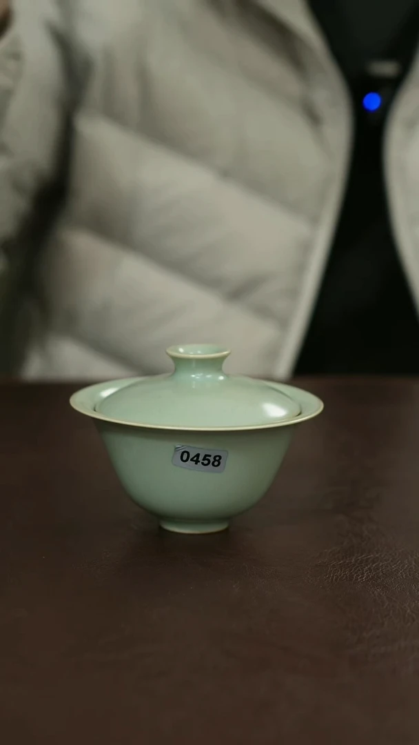 摆件瓷0458原矿原釉汝宋汝瓷