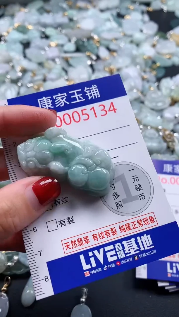 翡翠未镶嵌吊坠(不含链)5134