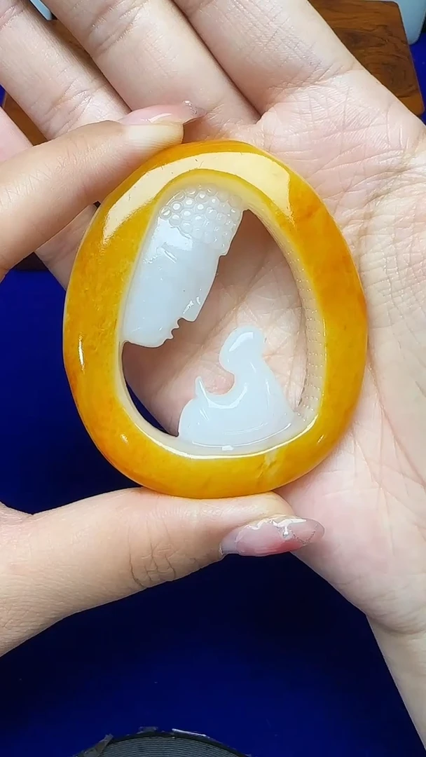 和田玉未镶嵌挂件1