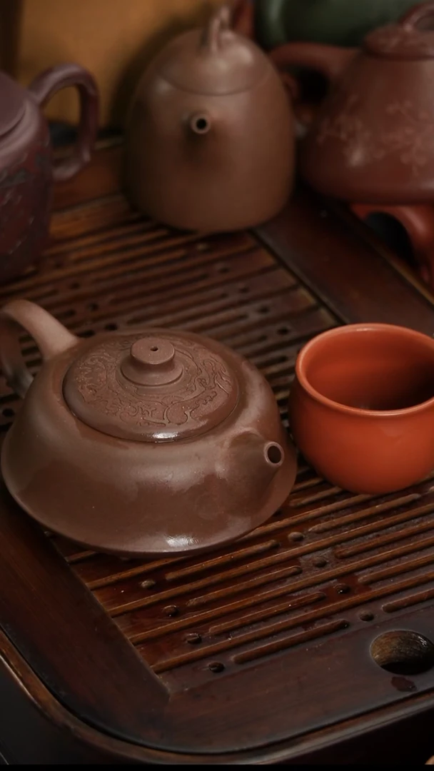 茶壶紫砂快**话宜兴紫砂紫泥汉魂