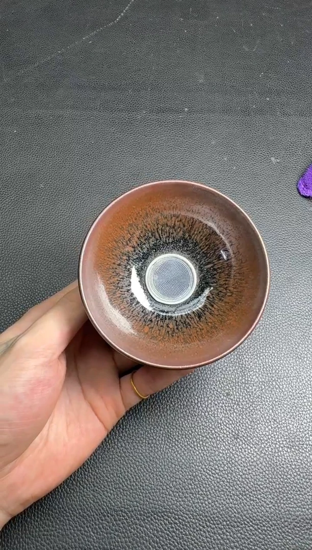 茶盏加*严柳忠龙窑柴烧茶漏177