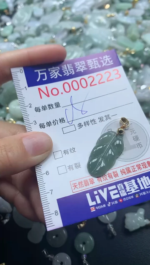 吊坠(不含链)未镶嵌翡翠2223