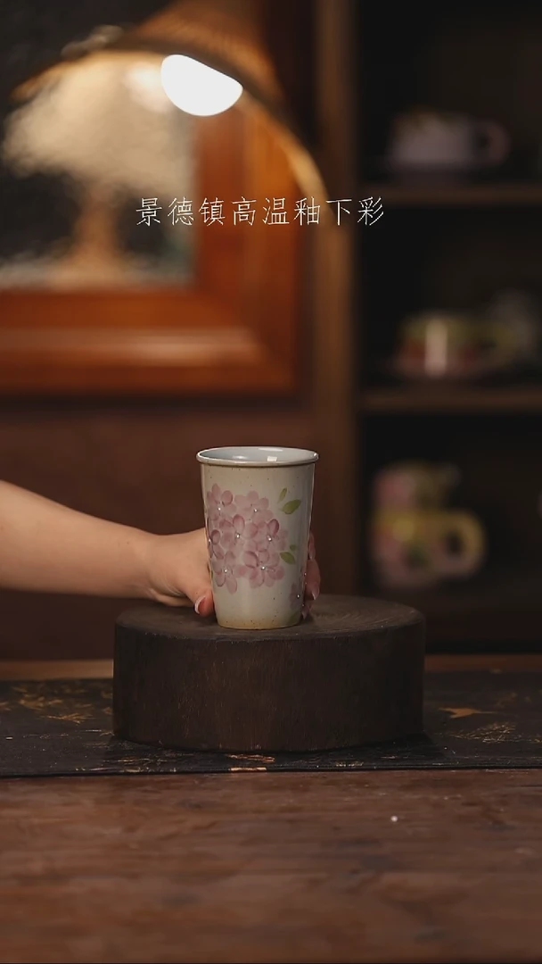 陶瓷景德镇高温釉下手绘陶瓷486