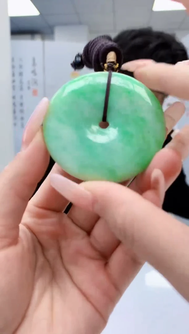 【闪购商品】定制翡翠未镶嵌5145lr-毛货挂件67