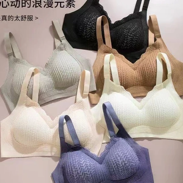 猫头鹰时尚半杯聚拢小胸舒适无钢圈内衣无痕收副乳女士文胸