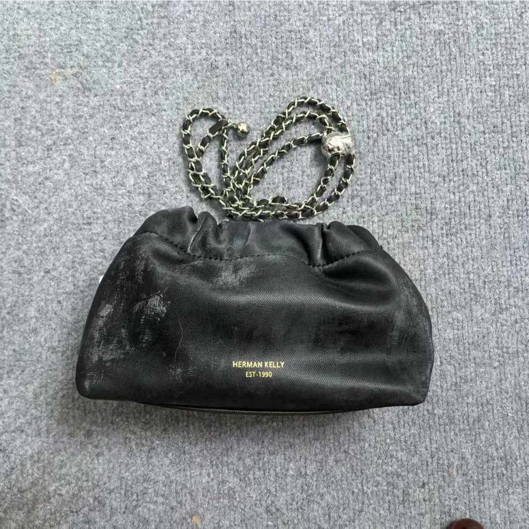 爆款云朵包饺子包高级缎面福袋包流行百搭时尚小包