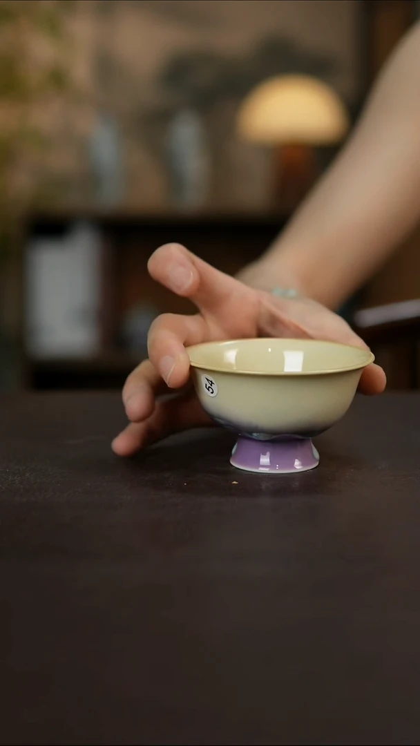 杯景德镇陶瓷杯碗柴烧多人