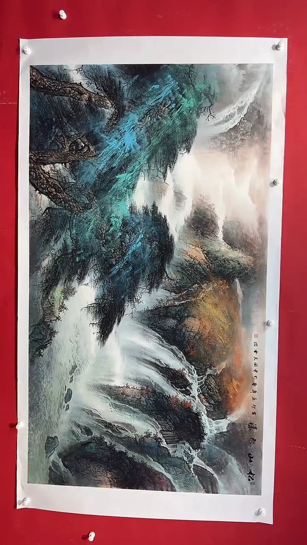 国画画家陆远华纯手绘原作