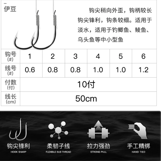 【光威官方福袋】子线双钩（型号随机 不支持退换）