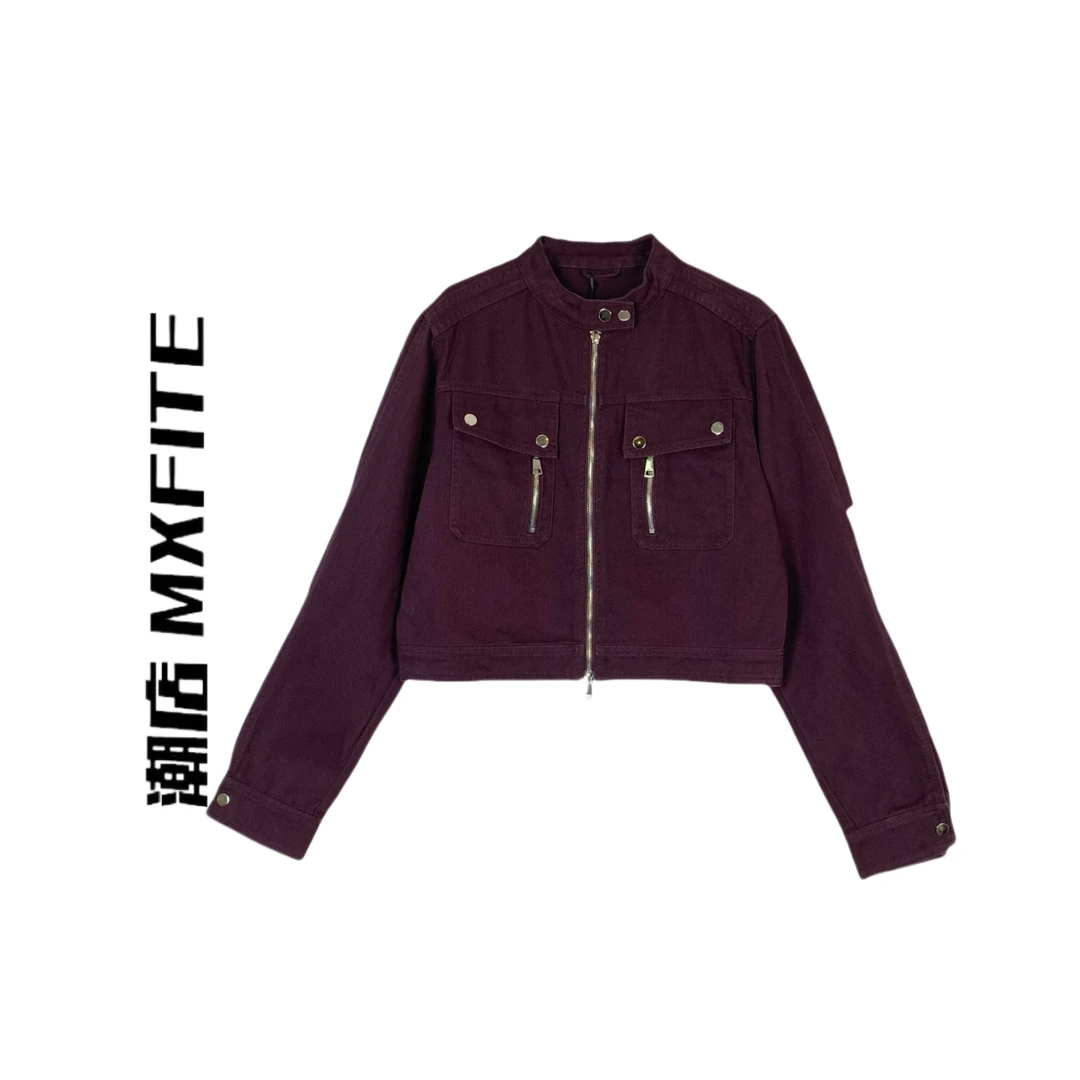 MXFITE潮店秋季新款时尚立领拉链工装长袖休闲外套（ZHQ52176）