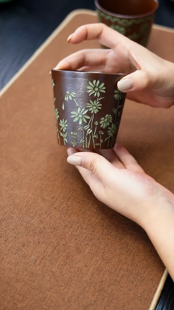 青瓷手工茶器包邮