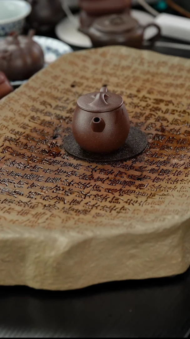 茶壶紫砂天青小儒林100cc（电）