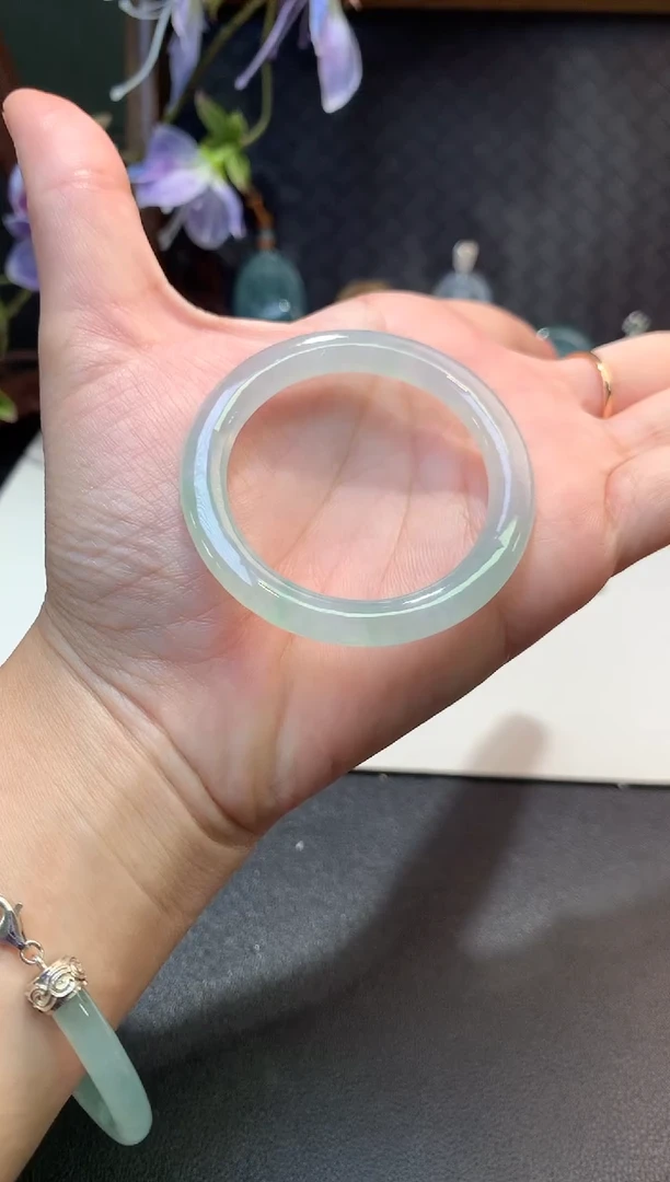 未镶嵌定制翡翠毛货38.5*6.1*5.7