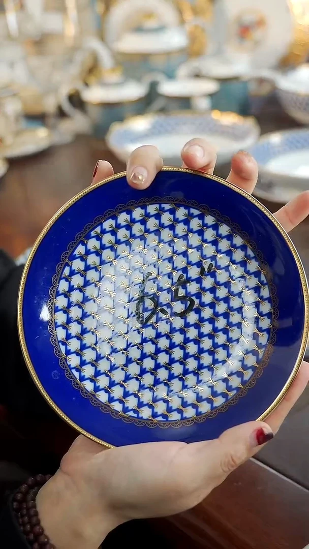 瓷片6.5英寸浅盘1个