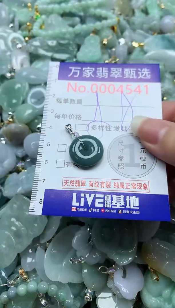 吊坠(不含链)未镶嵌翡翠4541