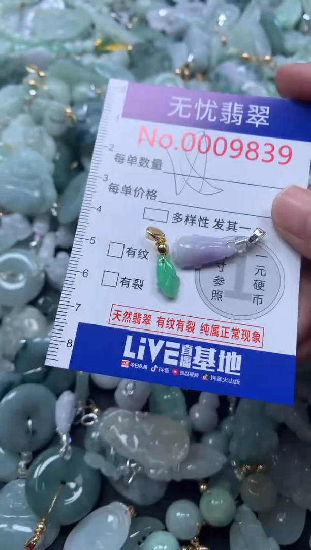 颈饰未镶嵌翡翠9839