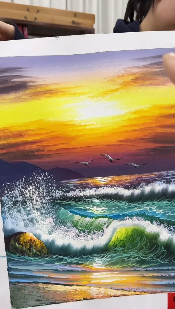 油画杨风顺老师油画真品