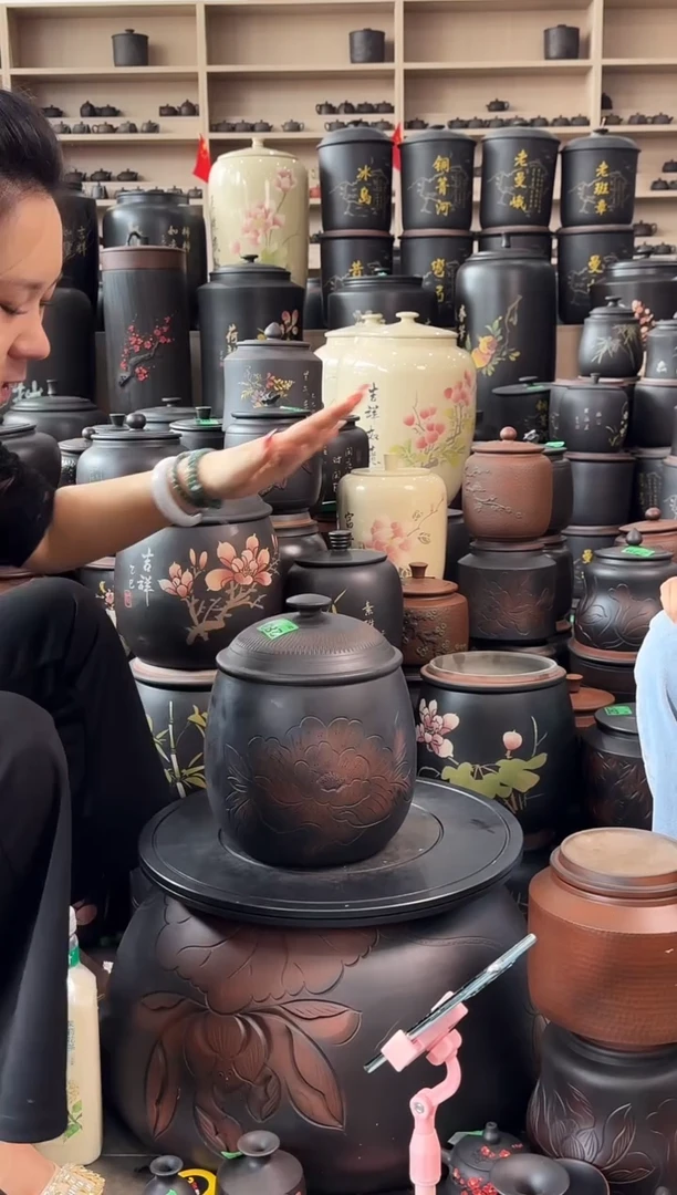 罐完品 线雕牡丹 龙蛋  283