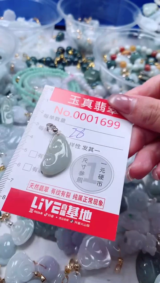 吊坠(不含链)未镶嵌翡翠1699