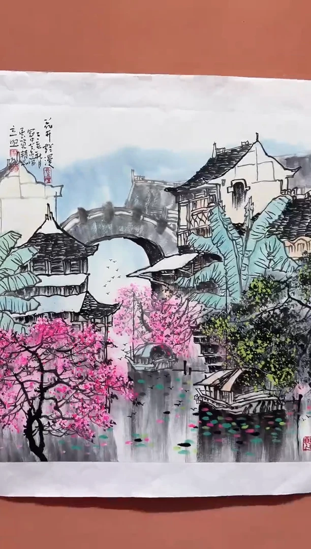 国画师立照老师国画作品