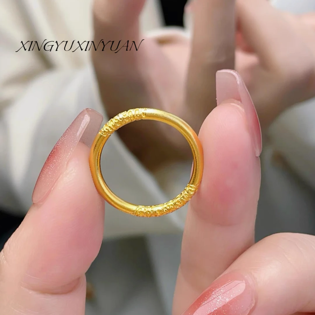 合金戒指 简约古法繁华指环多样性发货 经典磨砂21182