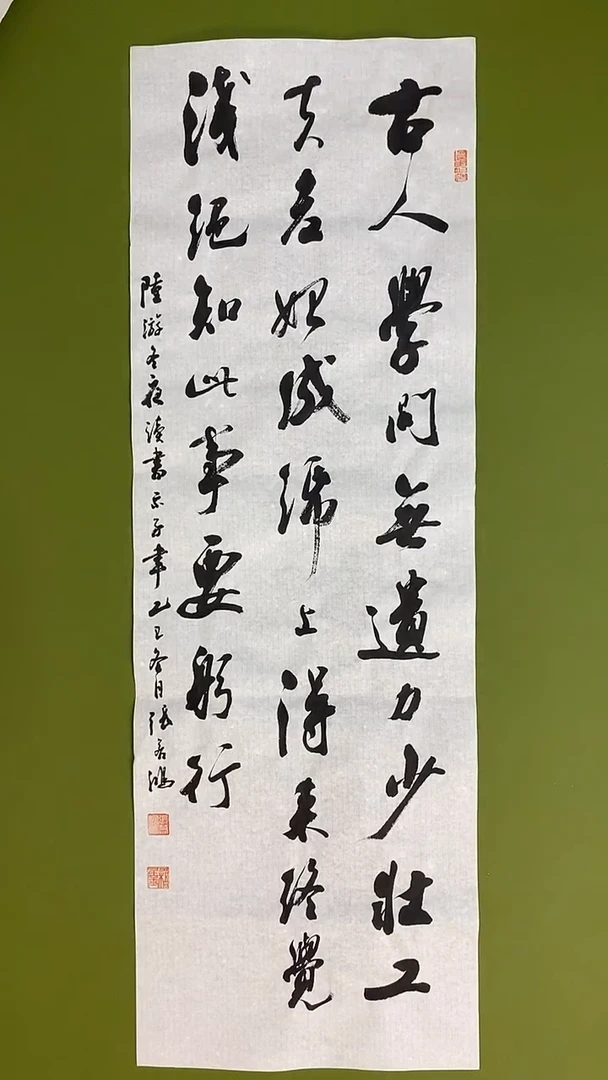 书法书法 张若鸿 尺寸97cm*32cm