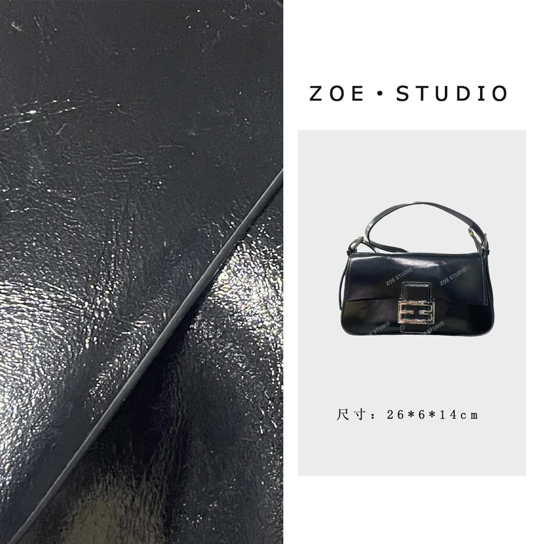 【佐伊甄选】SKL-7320-黑色轻奢女士时尚百搭小众单肩挎包通勤腋下