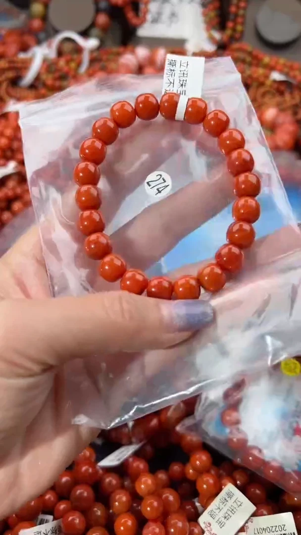 【闪购商品】南红玛瑙手串未镶嵌9+