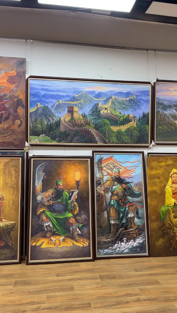 【闪购商品】书法长城带框110*210