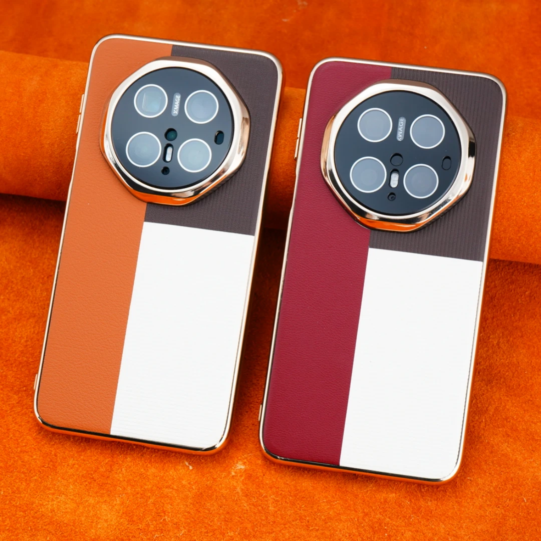 新款适用华为Mate70Pro+电镀个性拼色手机壳高级感防摔Mate70RS