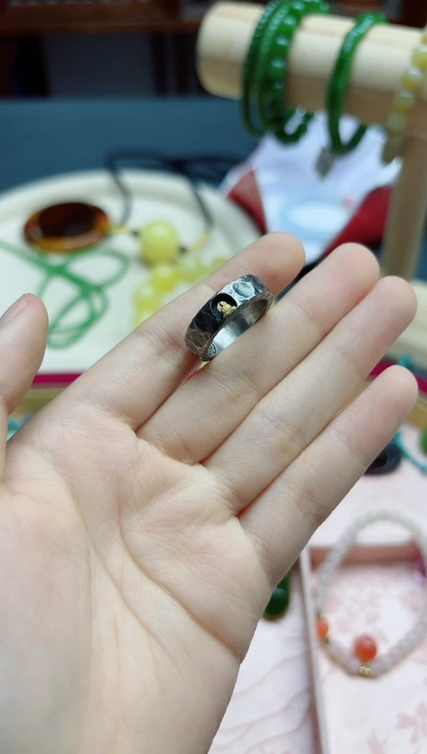 925银耳饰S925银念一14#戒指*1 念一出品