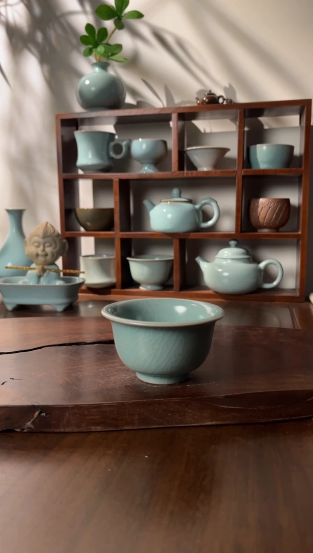 【闪购商品】壶清凉寺仿古釉色压手杯