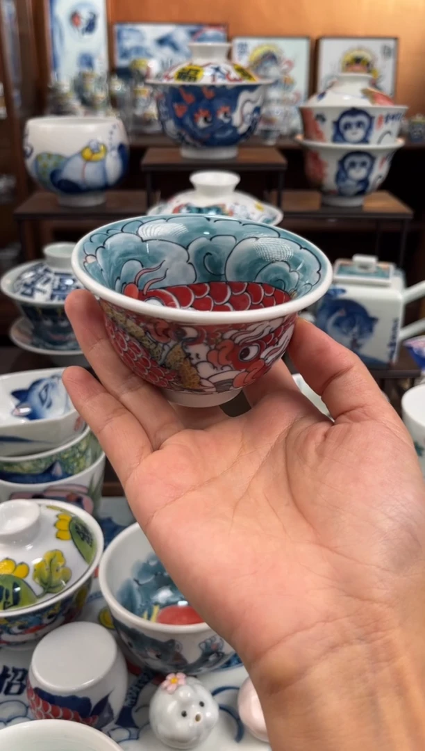 昨明九鱼压手杯老师高货