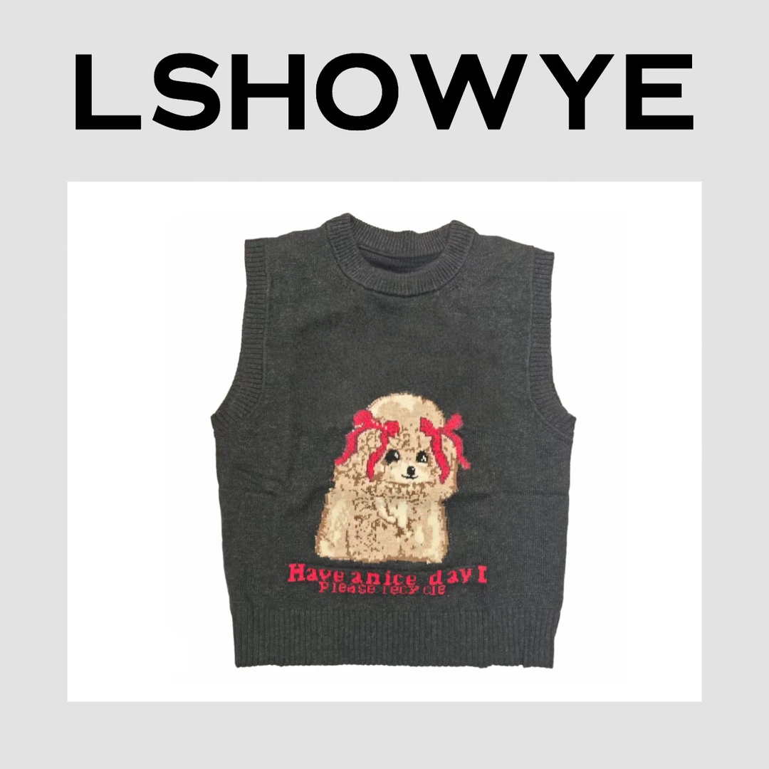 LSHOWYE｜印红字母背心 95911Y