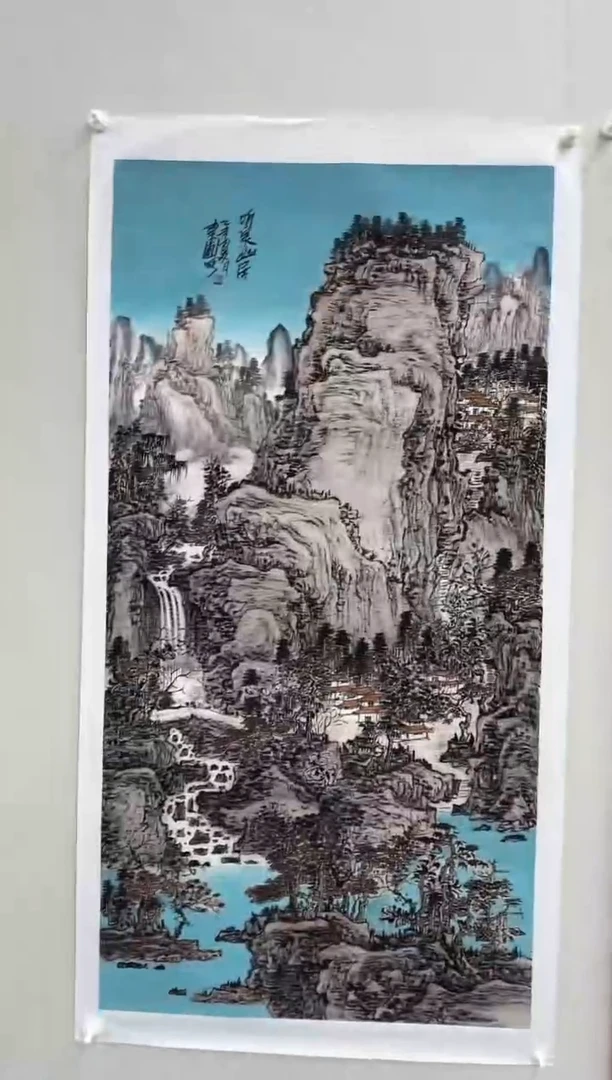 国画王东圃-国画山水8平尺