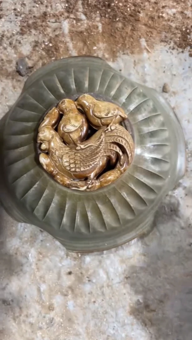 瓷片手工，手绘，陶瓷