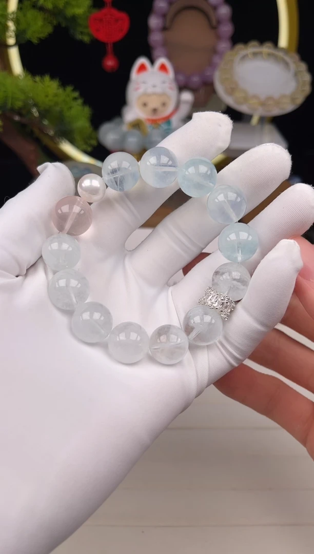 未镶嵌珠宝半成品水晶海蓝宝设计款