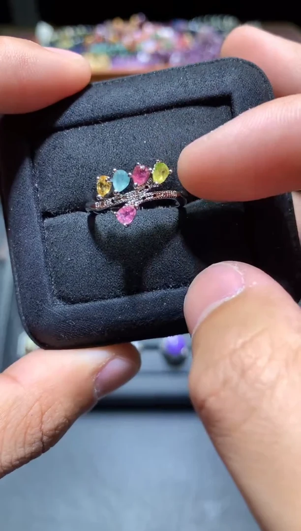 【闪购商品】碧玺戒指未镶嵌K18【多样性发其一】