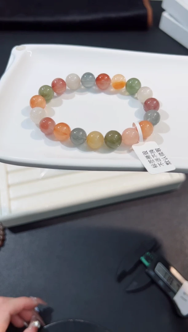 【闪购商品】水晶手串未镶嵌93q多样性发其一/1条默认微瑕