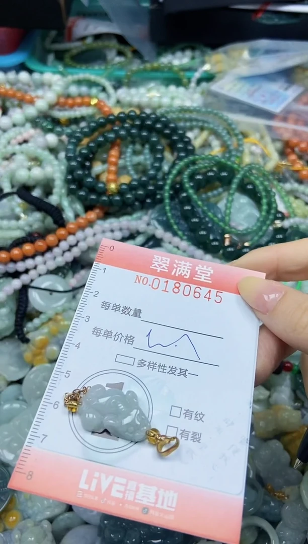 颈饰未镶嵌翡翠闪购0180645
