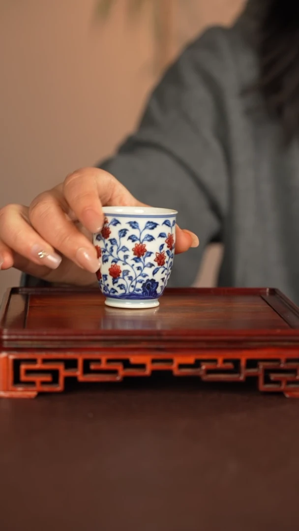 【闪购商品】杯子永明尚玩景德镇手工手绘陶瓷
