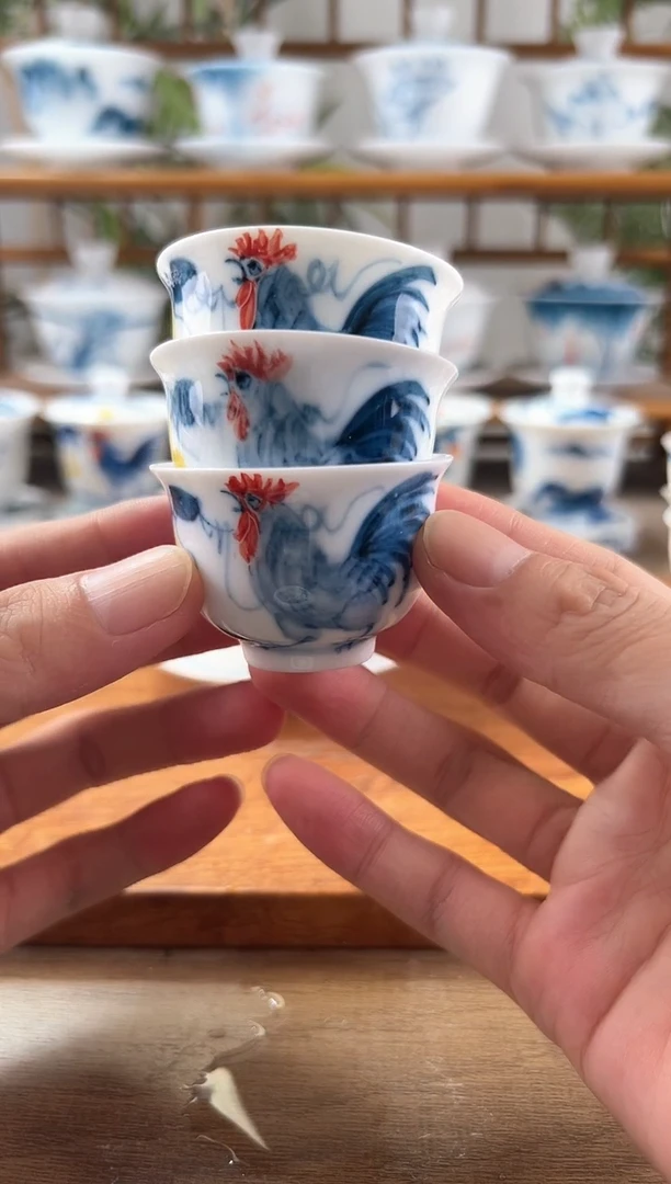 全品公鸡美人杯3个