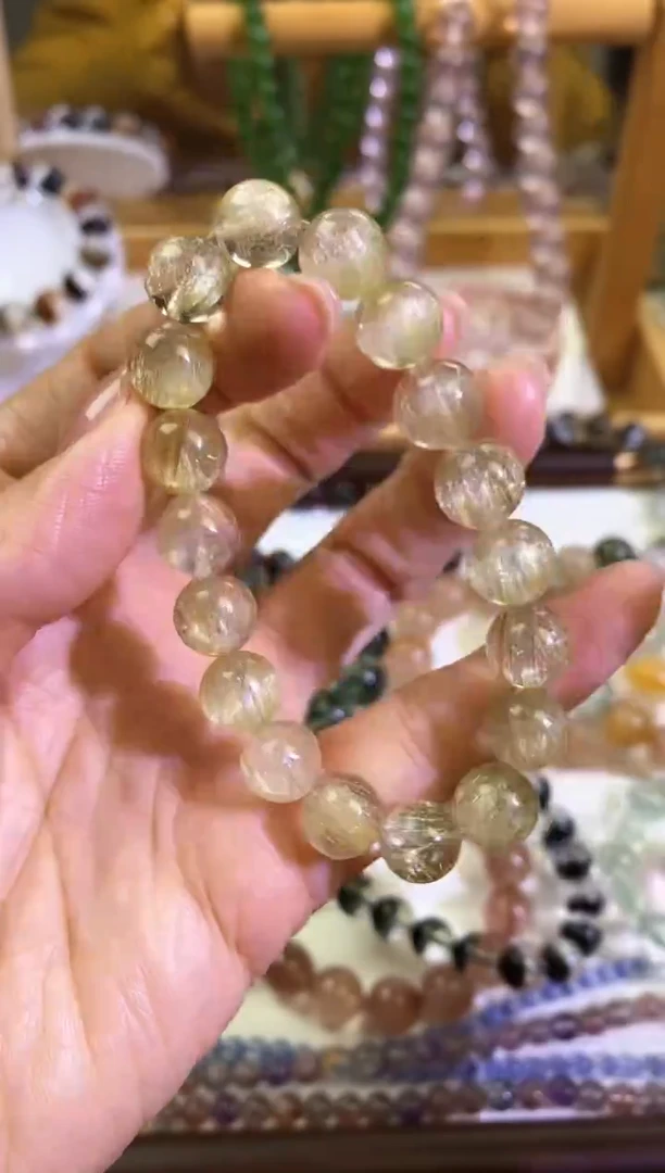 未镶嵌手链水晶金发晶