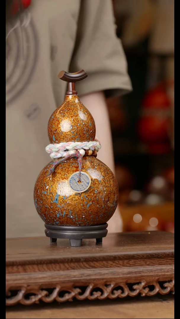 67号精品天然大漆酒葫芦一物一拍~