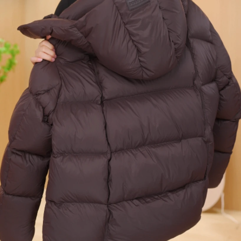 【进口品质】鄂尔2025新款保暖气质鸭绒羽绒服外套d550阳洋