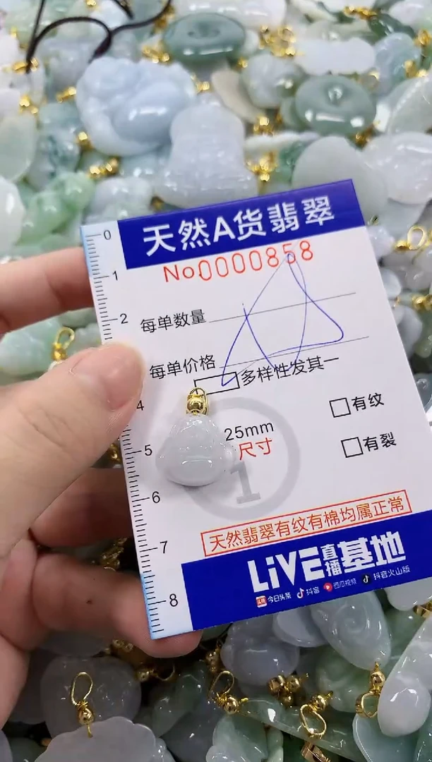 颈饰未镶嵌翡翠天然A货翡翠
