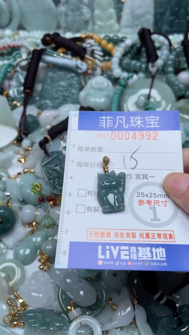 【闪购商品】翡翠颈饰未镶嵌00..4992